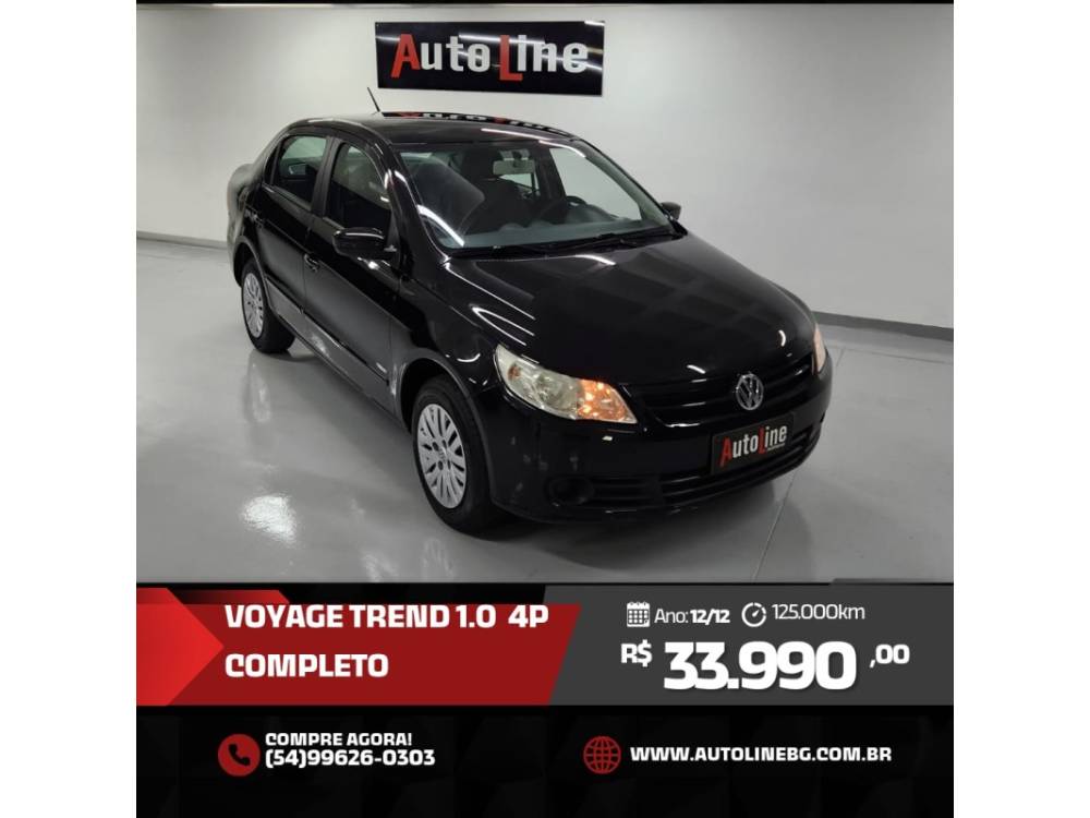 VOLKSWAGEN - VOYAGE - 2012/2012 - Preta - R$ 32.990,00